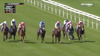 Senorita Bonita 🏇 wins the second race ✨ at The July Cup festival in Newmarket