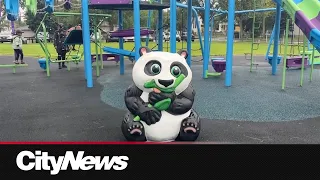 North Edmonton school playground re-opens after arson