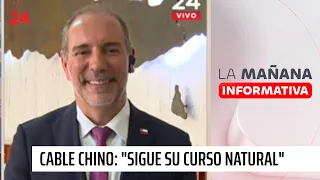 Minister de Grange states that Chinese cable project "is taking its natural course" | 24 Horas TV...