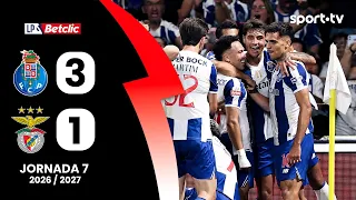Resumo: FC Porto 3-1 Benfica - Liga Portugal Betclic | sport tv
