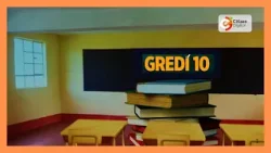 Grade 10 textbooks distributed to schools in the country.