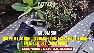 BLOW TO NARCO-SUBMARINES: location where they were hidden under mangroves in Colombia found