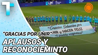 Emotional tribute to the National Team at the Belgrano vs. Rosario Central match