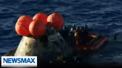 ВОЗВРАЩЕНИЕ НА ЗЕМЛЮ: Астронавты миссии «Артемида II» выходят из капсулы после 10-дневного полета...