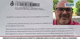 SRV BUONABITACOLO: COUNCILOR LAPENTA RESIGNS