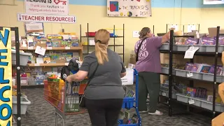 Organization provides school supplies to teachers