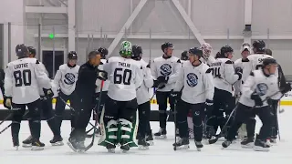 Four first-round picks headline opening day of Mammoth development camp
