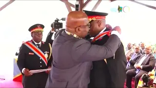 PRESIDENT FELIX TSHISEKEDI OFFICIALLY DECORATED GENERAL KASONGO KABWIK