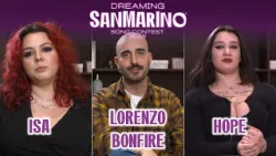 Isa, Lorenzo Bonfire e Hope - Dreaming San Marino Song Contest - Le audizioni Isa, Lorenzo Bonfire e Hope - Dreaming San Marino Song Contest - Le audizioni