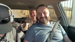 Hitchhiking through Andalusia | Nacho gets a ride with Pedro in Santa Olalla, who is driving all ...