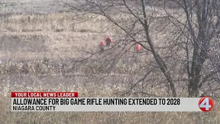 Niagara County big game rifle hunting allowance extended to 2028