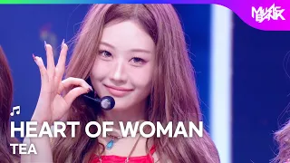 HEART OF WOMAN ハートオブウーマン 하트오브우먼 - TEA [Music Bank] | KBS WORLD TV 260724