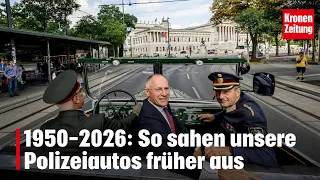 1950-2026: This Is What Our Police Cars Used to Look Like | krone.tv NEWS