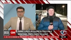 Primii turiști au ajuns în stațiunile montane  Pârtii luate cu asalt