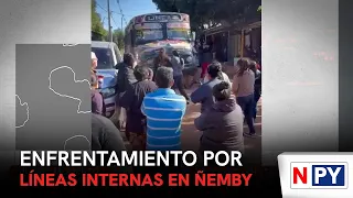 Conflict over local bus lines in Ñemby