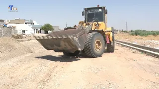 Road construction efforts accelerate under the direction of Kirkuk Governor Mehmet Seman Agha.