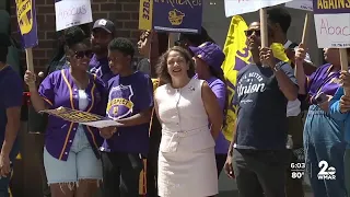Harbor East security guards push to unionize, say company is fighting back