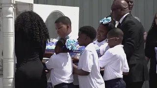 Funeral honors 1-year-old fatally shot by Mississippi police officer