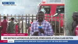 President Tinubu Orders Investigation Into Fire Outbreak at Singa Market President Tinubu Orders Investigation Into Fire Outbreak at Singa Market