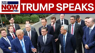 AI meeting: Trump and Speaker Johnson speak after tech leaders summit