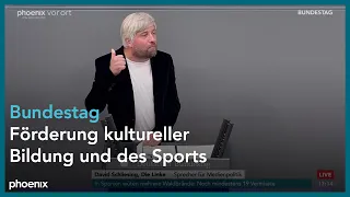 Bundestagsdebatte zur Förderung kultureller Bildung und des Sports | 10.07.26