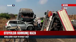 Horrific Accident on the Highway! Truck Crossing into Oncoming Traffic Causes Terror