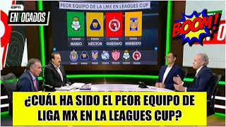¡PUMAS y TIGRES TOCAN FONDO! Quedaron como los PEORES de LIGA MX en la LEAGUES CUP | Enfocados