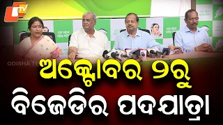 BJD to Launch Month-Long Jan Sampark Padayatra from October 2