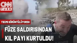 Yayın Yaptıkları Alana Füze Düştü! Rus Basını İsrail'in Füze Saldırısından Kıl Payı Kurtuldu