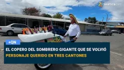 El copero del sombrero gigante que se volvió personaje querido en tres cantones