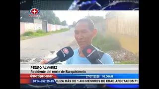 Sewage overflow restricts traffic on a section of the Bqto-Duaca Intercommunal road