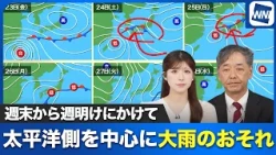 [Rain Alert] Threat of Heavy Rain Expected from Weekend into Early Next Week, Mainly Along the Pa...