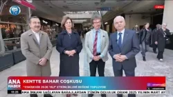 Kentte bahar coşkusu