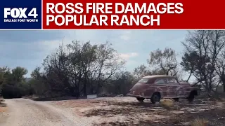 Firefighters work to save popular ranch from Ross Fire