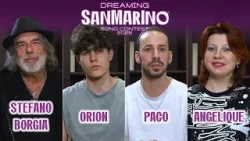 Stefano Borgia, Orion, Paco e Angelique - Dreaming San Marino Song Contest - I casting Stefano Borgia, Orion, Paco e Angelique - Dreaming San Marino Song Contest - I casting