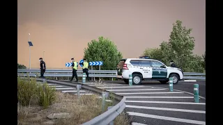 Municipalities evacuated due to the Madrid wildfires