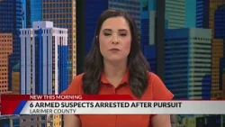 6 armed suspects in custody following early Saturday vehicle pursuit 6 armed suspects in custody following early Saturday vehicle pursuit