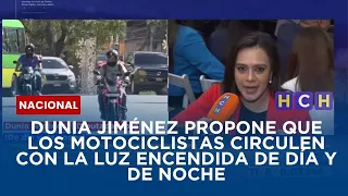 Dunia Jiménez propone que los motociclistas circulen con la luz encendida de día y de noche