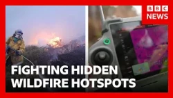 How can technology find fires hidden beneath the forest floor? | BBC News