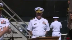 Naval officials hold press conference after USS Lincoln returns to San Diego