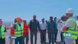 Tadjourah : le ministre Said Nouh Hassan inspecte l’avancement des travaux de la RN9