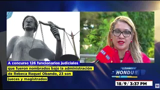 126 funcionarios judiciales nombrados en la gestión de Rebeca Ráquel Obando irán a concurso