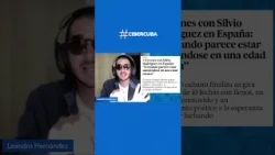 Silvio Rodriguez says the young protesters in Madrid give him hope