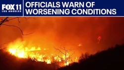 Officials give latest update on Bryson Fire