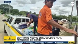 Chitré opens collection center in the gymnasium of the Papa Francisco School