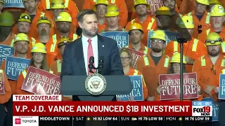 Vice President JD Vance announces $1B investment in Cleveland-Cliffs Middletown Works