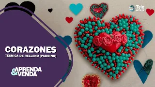 3D Effect in Your Crafts: Hearts with PADDING TECHNIQUE 💕✨| Learn and Sell