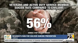 Residents run for soldier suicide prevention