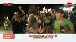 3era Noche de la Fiesta Nacional de la Playa de Río - Hablamos co el público presente