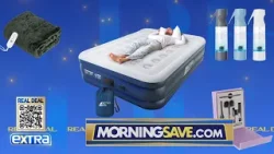 Скидки на надувные матрасы с насосами и пледы с подогревом из искусственного меха от «Extra’s» Re...